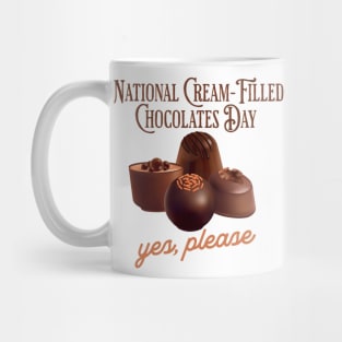 National Cream-Filled Chocolates Day Mug